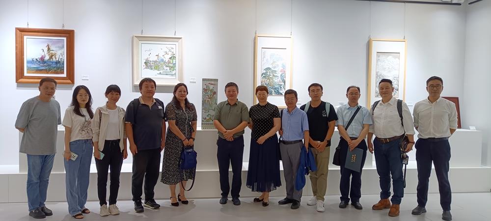 中國社會科學院西亞非洲研究所安全研究室調研組調研美術館，共促文化藝術交流